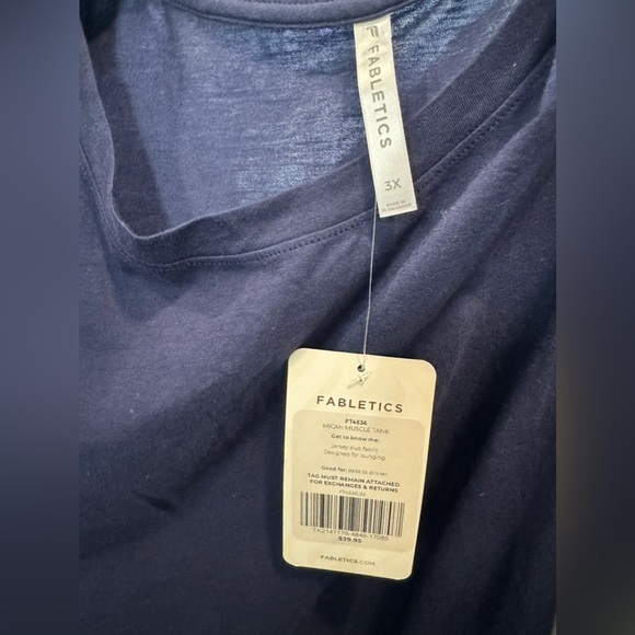Fabletics Micah Active Muscle Tank - NEW - Size 3X - Picture 4 of 4